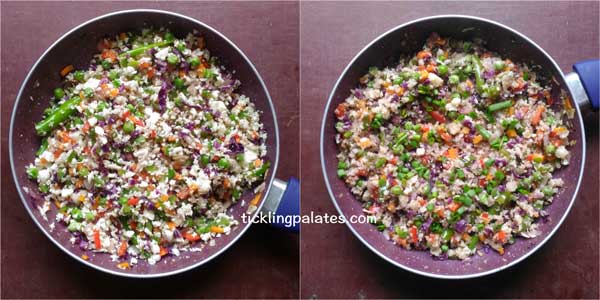 cauliflower fried rice recipe step3