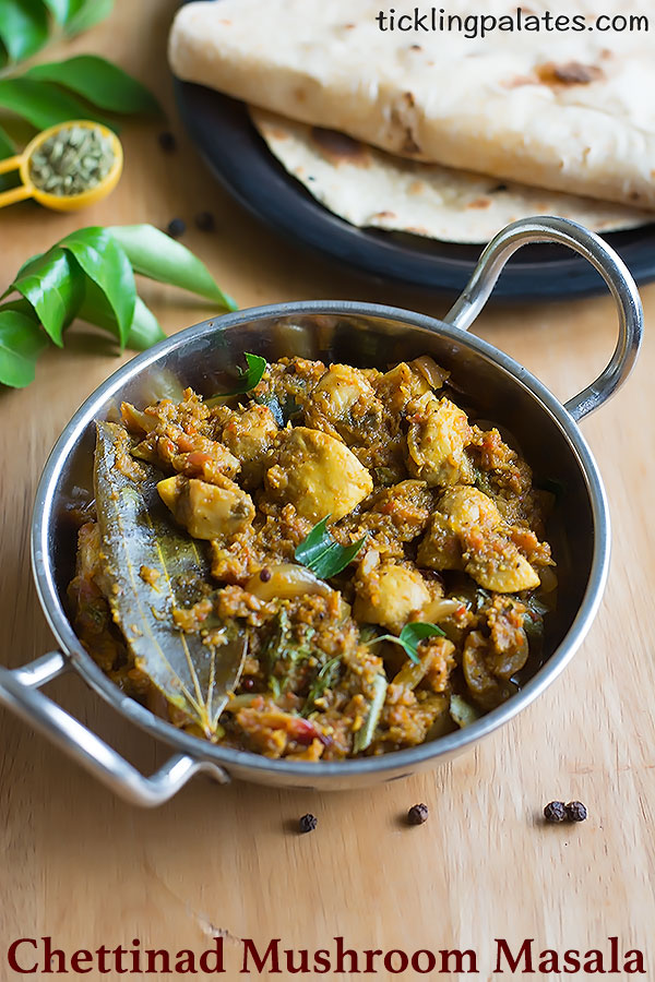 chettinad mushroom masala