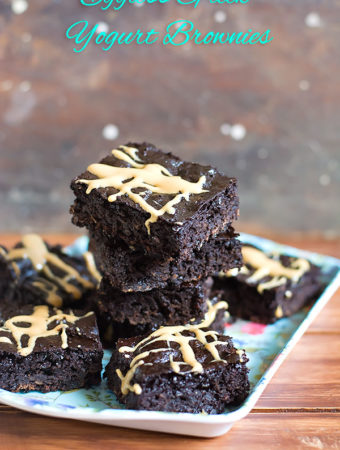 eggless greek yogurt brownies recipe