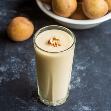 chikoo milkshake recipe